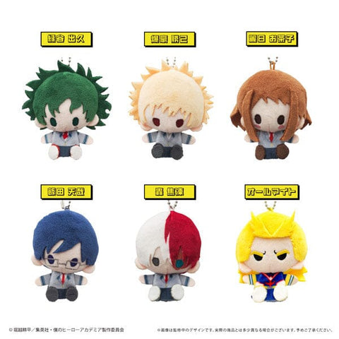 Characters Plush Mascot - My Hero Academia (6Pcs/BOX) - Authentic Japanese TAPIOCA Mascot Plush Keychain 