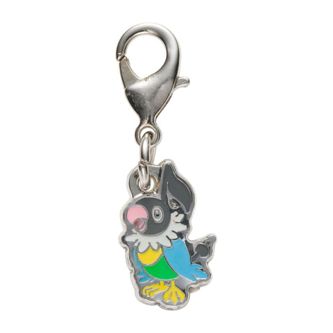 Chatot - National Pokédex Metal Charm Keychain #441 - Authentic Japanese Pokémon Center Keychain 