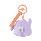 Cheerful Ditto Mascot Plush With Carabiner Ten Poké Ten Colors - Authentic Japanese Pokémon Center Mascot Plush Keychain 