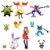 Chespin & Quilladin Pokémon Scale World Figure Kalos Region 3 - Authentic Japanese Bandai Namco Figure 