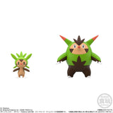 Chespin & Quilladin Pokémon Scale World Figure Kalos Region 3 - Authentic Japanese Bandai Namco Figure 
