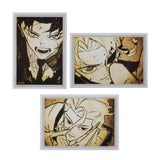 Chihiro Rokuhira & Hakuri Sazanami & Togo Shiba Foil-Stamped Acrylic Card (3-Piece Set) - Kagurabachi - Authentic Japanese Shueisha/Viz Media Paper Products 