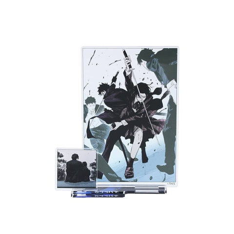 Chihiro Rokuhira & Iori Samura Acrylic Diorama Momento - Kagurabachi - Authentic Japanese Shueisha/Viz Media Acrylic Stand 