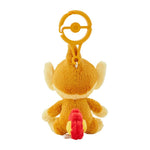 Chimchar Mascot Plush With Carabiner - Authentic Japanese Pokémon Center Mascot Plush Keychain 