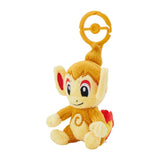 Chimchar Mascot Plush With Carabiner - Authentic Japanese Pokémon Center Mascot Plush Keychain 