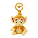 Chimchar Mascot Plush With Carabiner - Authentic Japanese Pokémon Center Mascot Plush Keychain 