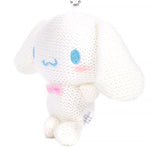 Cinnamoroll Amigurumi (Knitted) Mascot Plush Keychain - Sanrio Characters - Authentic Japanese Sanrio Mascot Plush Keychain 