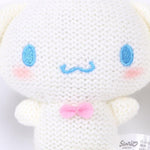 Cinnamoroll Amigurumi (Knitted) Mascot Plush Keychain - Sanrio Characters - Authentic Japanese Sanrio Mascot Plush Keychain 