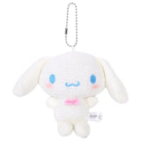 Cinnamoroll Amigurumi (Knitted) Mascot Plush Keychain - Sanrio Characters - Authentic Japanese Sanrio Mascot Plush Keychain 