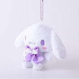 Cinnamoroll Colorful Boa Mascot Plush (Purple) - Sanrio Characters - Authentic Japanese KThingS Mascot Plush Keychain 