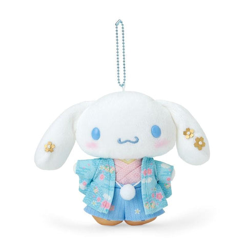 Cinnamoroll Mascot Plush Keychain (Kimono) - Sanrio Characters - Authentic Japanese Sanrio Mascot Plush Keychain 