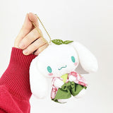 Cinnamoroll Mascot Plush Keychain Matcha Kimono - Sanrio Characters - Authentic Japanese Nakajima Corporation Mascot Plush Keychain 