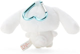 Cinnamoroll Mini Mascot Plush With Heart Key Ring - Sanrio Characters - Authentic Japanese Sanrio Mascot Plush Keychain 