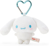 Cinnamoroll Mini Mascot Plush With Heart Key Ring - Sanrio Characters - Authentic Japanese Sanrio Mascot Plush Keychain 