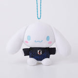 Cinnamoroll Munyugurumi Mascot Japan National Football Team Ver. - Sanrio Characters - Authentic Japanese KThingS Mascot Plush Keychain 