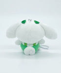 Cinnamoroll Oshi Color (Green) Mascot Plush Keychain - Authentic Japanese Nakajima Corporation Mascot Plush Keychain 