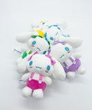 Cinnamoroll Oshi Color (Pink) Mascot Plush Keychain - Authentic Japanese Nakajima Corporation Mascot Plush Keychain 