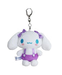 Cinnamoroll Oshi Color (Purple) Mascot Plush Keychain - Authentic Japanese Nakajima Corporation Mascot Plush Keychain 