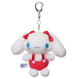 Cinnamoroll Oshi Color (Red) Mascot Plush Keychain - Authentic Japanese Nakajima Corporation Mascot Plush Keychain 