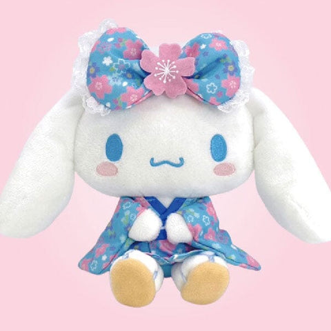 Cinnamoroll Plush (S) Cherry Blossom Kimono- Sanrio Characters - Authentic Japanese Nakajima Corporation Plush 