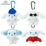 Cinnamoroll with Headphones (I.CINNAMOROLL) Mini Mascot Plush Keychain - Sanrio Characters - Authentic Japanese Sanrio Mascot Plush Keychain 