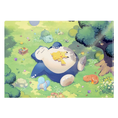 Clear File Folder Main Visual/Good Sleepy Day - Pokémon Sleep - Authentic Japanese Pokémon Center File Folder 