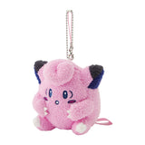 Clefairy Mascot Plush Keychain - Night Arcade - Authentic Japanese Pokémon Center Mascot Plush Keychain 