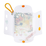 Clinging On Clear Case with Carabiner "Give Me Electricity!" - Authentic Japanese Pokémon Center Keychain 