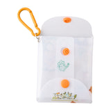 Clinging On Clear Case with Carabiner "Give Me Electricity!" - Authentic Japanese Pokémon Center Keychain 