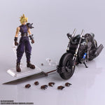 Cloud Strife & Hardy-Daytona BRING ARTS Figure - Final Fantasy VII - Authentic Japanese Square Enix Figure 