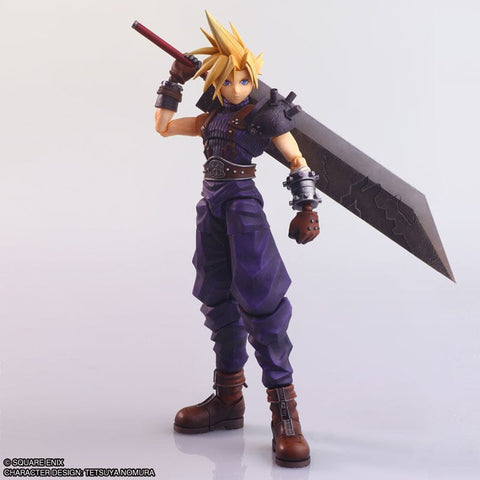 Cloud Strife Structure Arts Figure - Final Fantasy VII - Authentic Japanese Square Enix Figure 