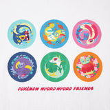 Coil Up T-shirt (Free) POKÉMON NYORO NYORO FRIENDS - Authentic Japanese Pokémon Center T-shirt (cotton) 