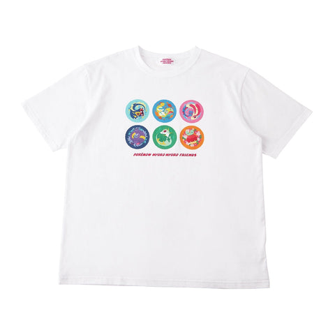 Coil Up T-shirt (Free) POKÉMON NYORO NYORO FRIENDS - Authentic Japanese Pokémon Center T-shirt (cotton) 