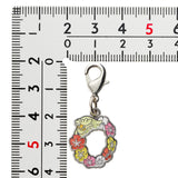 Comfey - National Pokédex Metal Charm Keychain #764 - Authentic Japanese Pokémon Center Keychain 