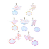 Connecting Acrylic Swing Charm Keychain Soaring Dreams (7Pcs/BOX) - Authentic Japanese Pokémon Center Keychain 