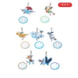 Connecting Acrylic Swing Charm Keychain Soaring Dreams (7Pcs/BOX) - Authentic Japanese Pokémon Center Keychain 