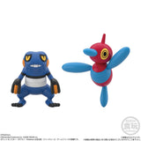 Croagunk & Porygon-Z Pokémon Scale World Figure Sinnoh Region 3 - Authentic Japanese Bandai Namco Figure 