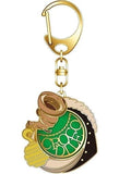 Crocodile Symbol Motif Stained Glass Style Keychain - ONE PIECE - Authentic Japanese movic Keychain 