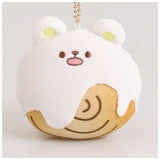 Croissant Roll Bepo Mascot Plush Bakery SANJI no OYATSU - Authentic Japanese TOEI ANIMATION Mascot Plush Keychain 
