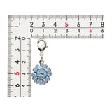 Cryogonal - National Pokédex Metal Charm Keychain #594 - Authentic Japanese Pokémon Center Keychain 