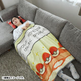 Cushion / Blanket Naptime Set "Everyone is feeling better now!" - Authentic Japanese Pokémon Center Blanket (synthetic) 