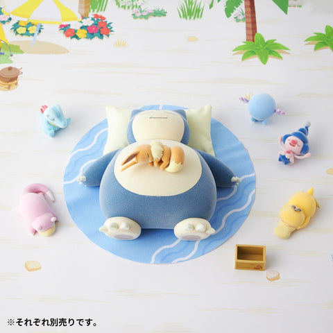 Cyan Beach Figure Collection - Pokémon Sleep (6Pcs/BOX) - Authentic Japanese Pokémon Center Figure 