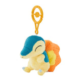 Cyndaquil Mascot Plush With Carabiner - Authentic Japanese Pokémon Center Mascot Plush Keychain 