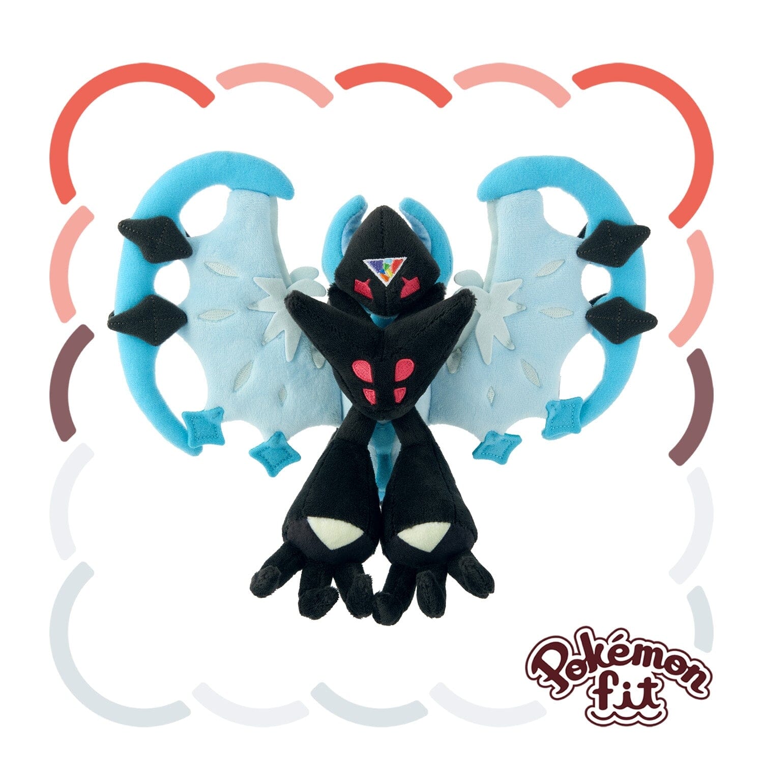 Dawn Wings Necrozma Plush Pokémon fit | Authentic Japanese Pokémon