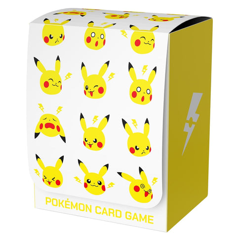Deck Case Pikachu & Lightning - Pokémon Card Game - Authentic Japanese Pokémon Center TCG Case 
