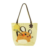 Dedenne & Joltik Tote Bag with Coin Case "Give Me Electricity!" - Authentic Japanese Pokémon Center Pouch Bag 