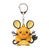Dedenne Light-Up Keychain "Give Me Electricity!" - Authentic Japanese Pokémon Center Keychain 