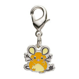 Dedenne - National Pokédex Metal Charm Keychain #702 - Authentic Japanese Pokémon Center Keychain 