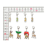 Deerling, Sawsbuck - National Pokédex Metal Charm Keychain #585, #586 - Authentic Japanese Pokémon Center Keychain 