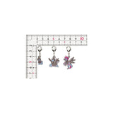 Deino, Zweilous, Hydreigon - National Pokédex Metal Charm Keychain #633, #634, #635 - Authentic Japanese Pokémon Center Keychain 
